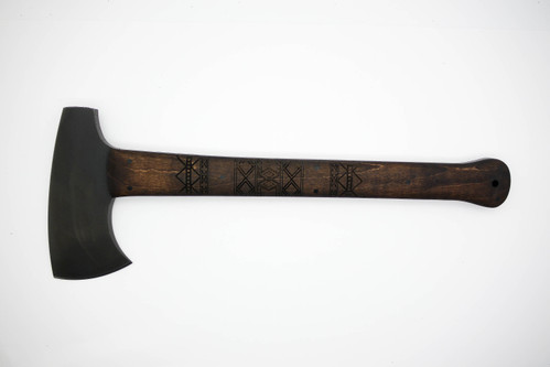 Winkler Knives - Camp Axe - 80CRV2 Steel - Maple Handle - Tribal Artwork