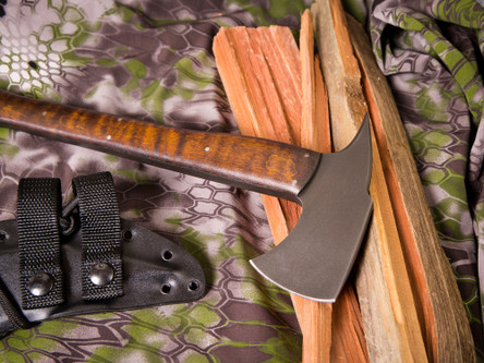 Winkler Knives - Combat Axe - 80CRV2 Steel - Maple Handle