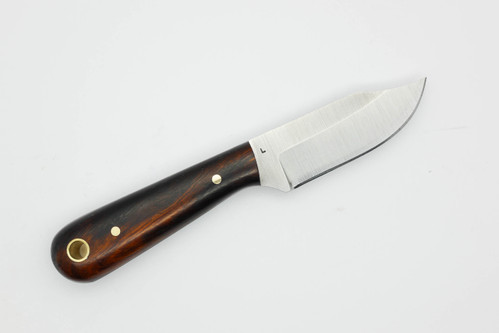 LT Wright Knives Frontier Trapper - AEB-L Steel - Saber Grind - Desert Ironwood - 10 / FREE Black Liners! LT Wright Knives Frontier Trapper - AEB-L Steel - Saber Grind - Desert Ironwood - 10 / FREE Black Liners!