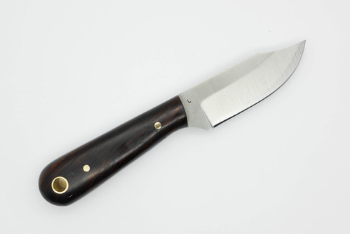 LT Wright Knives Frontier Trapper - AEB-L Steel - Saber Grind - Desert Ironwood - 18 / FREE Black Liners!