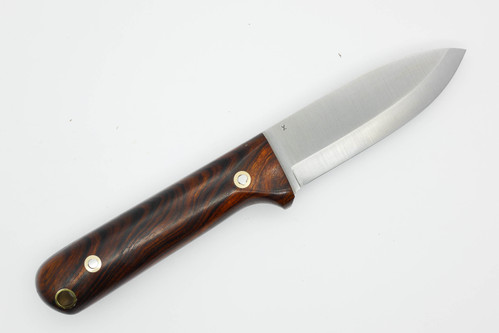 LT Wright Knives Next Gen - Scandi Grind - 3V Steel - Desert Ironwood - 8 / FREE Black Liners!