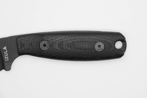 TKC: EXTENDED Handle for ESEE IZULA - Brown Canvas Micarta