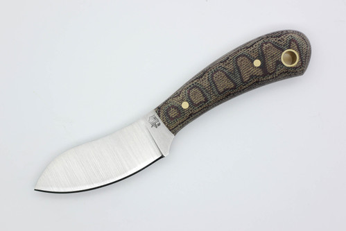 LT Wright Knives: Lil Muk - Flat Grind - O1 Steel - Python Canvas Micarta - Matte Finish