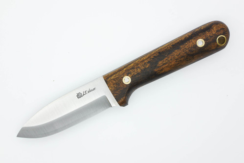 LT Wright Knives: HEVI Next Gen - 3/16" Thick O1 Steel - Scandi Grind - Bocote - 1 - FREE Black Liners!