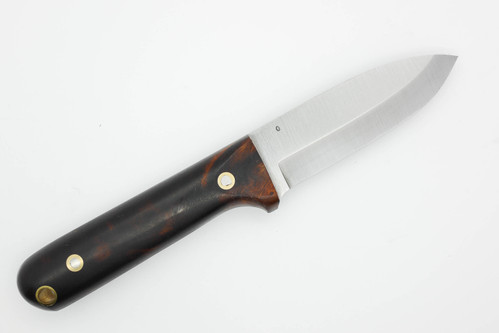 LT Wright Knives: HEVI Next Gen - 3/16" Thick O1 Steel - Scandi Grind - Desert Ironwood - 2 - FREE Black Liners!