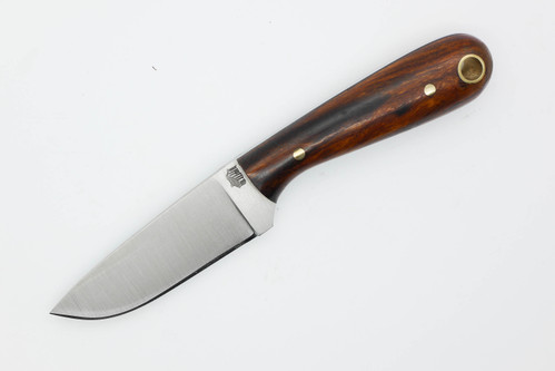 LT Wright Knives Frontier First - D2 Steel - Flat Grind - Desert Ironwood w/ FREE Black Liners! - 2