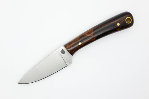 LT Wright Knives Frontier Valley - 3/32" O1 Steel - Flat Grind - Desert Ironwood - Black Liners - 1