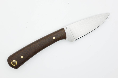 LT Wright Knives Frontier Valley - 3/32" O1 Steel - Flat Grind -  Brown Burlap Handle - Matte Finish
