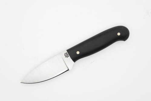 LT Wright Knives Patriot - O1 Steel - Flat Grind - Black Canvas Micarta - Matte Finish
