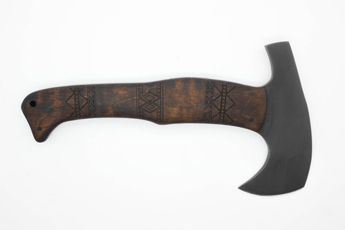 Winkler Knives - Hunter Axe LT - 80CRV2 Steel - Maple Handle - Tribal Artwork Winkler Knives - Hunter Axe LT - 80CRV2 Steel - Maple Handle - Tribal Artwork