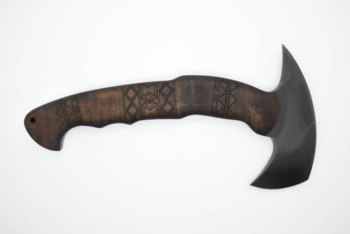 Winkler Knives - RnD Compact Axe - 80CRV2 Steel - Maple Handle - Tribal Artwork Winkler Knives - RnD Compact Axe - 80CRV2 Steel - Maple Handle - Tribal Artwork