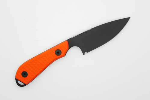 White River Knives M1 Backpacker Pro - Orange Textured G10 Handle - Black Cloated Blade White River Knives M1 Backpacker Pro - Orange Textured G10 Handle - Black Cloated Blade