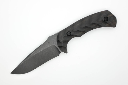 Toor Knives: Mullet - CPM154 Steel - Ebony Handle, Kydex Sheath
