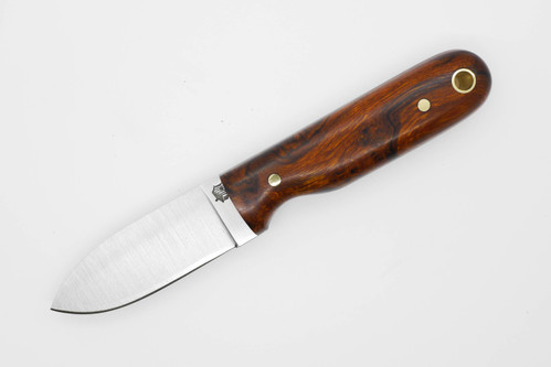 LT Wright Knives Bushbaby - A2 Steel - Flat Grind - Desert Ironwood w/ FREE Black Liners - 2