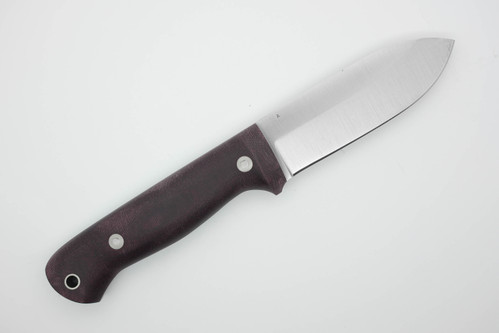LT Wright Knives: Scaaty Crafter - A2 Steel - Saber Grind - Double Red Canvas Micarta - Matte Finish LT Wright Knives: Scaaty Crafter - A2 Steel - Saber Grind - Double Red Canvas Micarta - Matte Finish