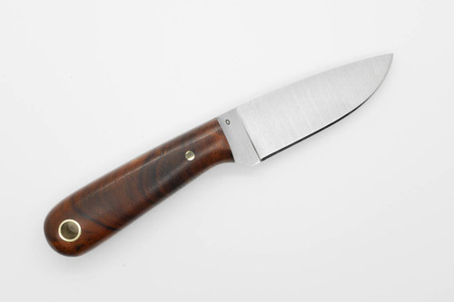 LT Wright Knives: Frontier First - O1 Tool Steel - Flat Grind - Desert Ironwood w/ Black Liners - 2