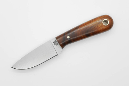 LT Wright Knives: Frontier First - O1 Tool Steel - Flat Grind - Desert Ironwood w/ Black Liners - 3
