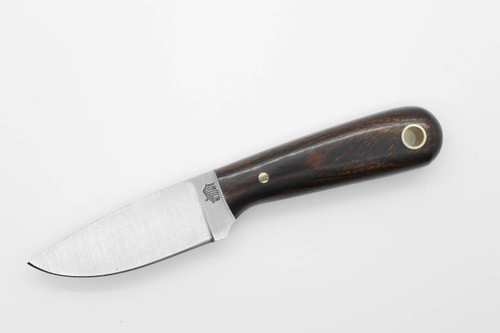 LT Wright Knives: Frontier First - O1 Tool Steel - Flat Grind - Desert Ironwood w/ Black Liners - 6