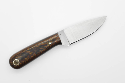 LT Wright Knives: Frontier First - O1 Tool Steel - Flat Grind - Desert Ironwood w/ Black Liners - 6