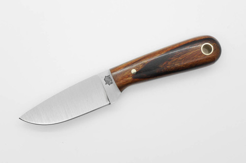 LT Wright Knives: Frontier First - O1 Tool Steel - Flat Grind - Desert Ironwood w/ Black Liners - 7