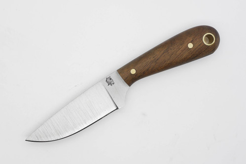 LT Wright Knives: Frontier First - O1 Tool Steel - Flat Grind - Koa w/ Black Liners - 1