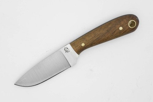 LT Wright Knives: Frontier First - O1 Tool Steel - Flat Grind - Koa w/ Black Liners - 2
