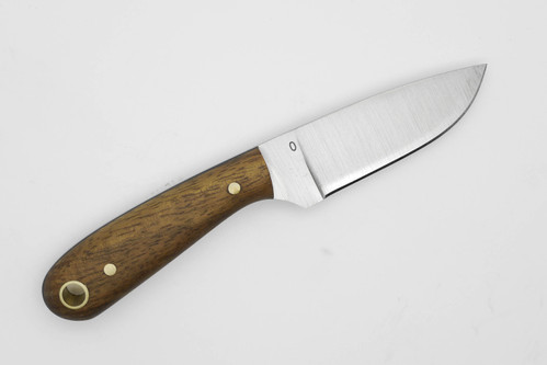LT Wright Knives: Frontier First - O1 Tool Steel - Flat Grind - Koa w/ Black Liners - 2