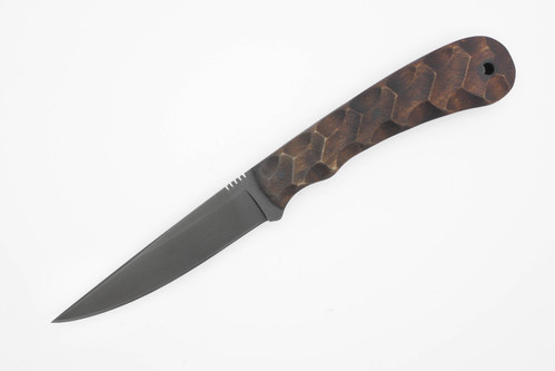 Winkler Knives - Operator - 80CRV2 Steel - Flat Grind - Maple Sculpted Handle - Tapered Tang