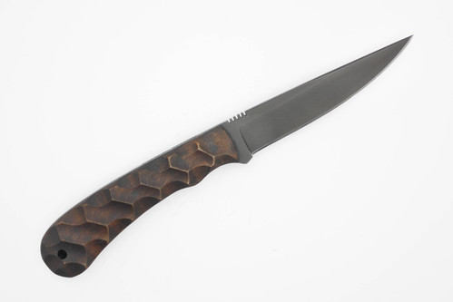 Winkler Knives - Operator - 80CRV2 Steel - Flat Grind - Maple Sculpted Handle - Tapered Tang