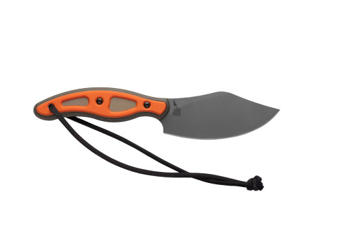 TOPS Knives: Field Dog - FDOG-01 - Tan/Black G10 Handle w/Orange Insert, Leather Sheath TOPS Knives: Field Dog - FDOG-01 - Tan/Black G10 Handle w/Orange Insert, Leather Sheath
