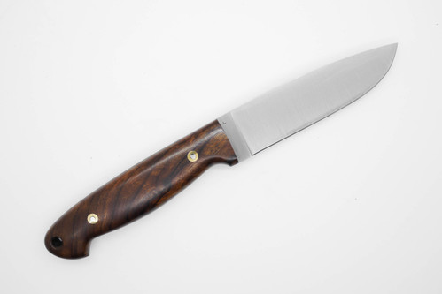 LT Wright Knives Trekker - AEB-L Steel - Flat Grind - Desert Ironwood Handle w/ FREE Black Liners - 10 LT Wright Knives Trekker - AEB-L Steel - Flat Grind - Desert Ironwood Handle w/ FREE Black Liners - 10