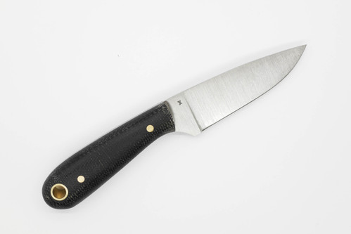 LT Wright Knives Frontier First - CPM 3V Steel - Flat Grind - Black Canvas Micarta - Matte Finish LT Wright Knives Frontier First - CPM 3V Steel - Flat Grind - Black Canvas Micarta - Matte Finish