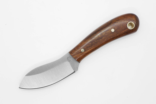 LT Wright Knives: Lil Muk - Saber Grind - O1 Steel - Desert Ironwood w/ Black Liners - 4