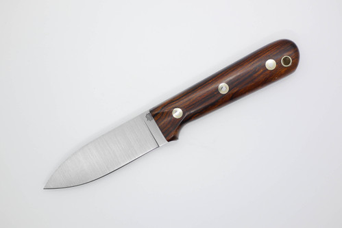 LT Wright Knives Genesis - CPM 3V Steel - Flat Grind - Desert Ironwood - Polished Finish - 6 - FREE Black Liners!