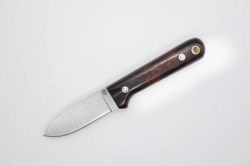 LT Wright Knives Next Gen - Flat Grind - Magna Cut Steel - Desert Ironwood - 3 / FREE Black Liners!