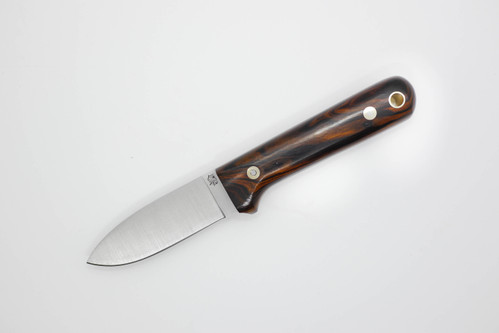 LT Wright Knives Next Gen - Flat Grind - Magna Cut Steel - Desert Ironwood - 5 / FREE Black Liners!