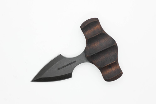 Winkler Knives - Push Dagger - 80CRV2 Steel - Full Double Edge - Maple Sculpted Handle