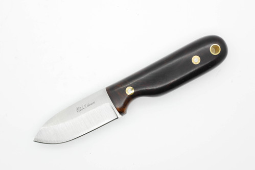 LT Wright Knives Bushbaby - Saber Grind - O1 Steel - Desert Ironwood - Black Liners - 7 / FREE BLACK LINERS!