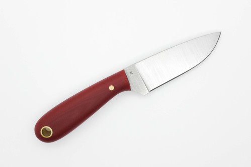 LT Wright Knives Frontier First - CPM 3V Steel - Flat Grind - Red G10 - Matte Finish