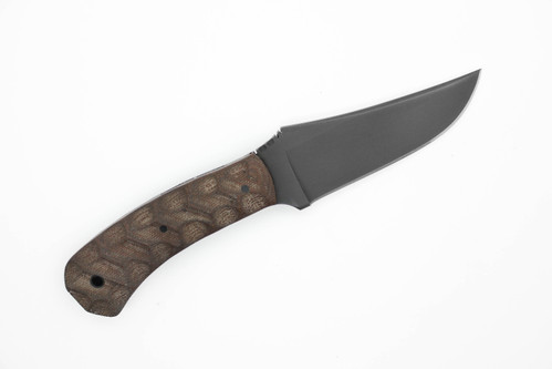 Winkler Knives - Blue Ridge Hunter - 80CRV2 Steel - Flat Grind - Brown Laminate - Sculpted