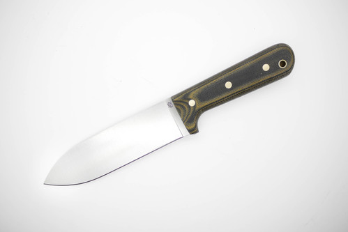 LT Wright Knives Gen 3 - Flat Grind - Camo Canvas Micarta - Matte Finish