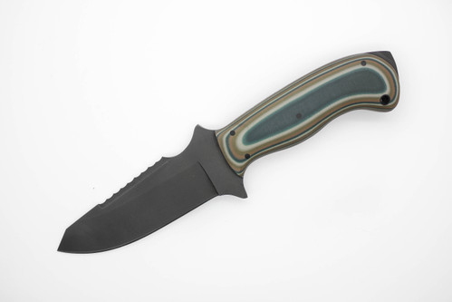 Winkler Knives - Utility Crusher - 80CRV2 Steel - Flat Grind - Smooth Camo G10 Handle - Crusher/Glass Breaker