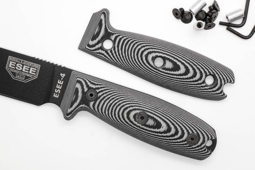 TKC: COMPACT G10 Handle for ESEE 3 / ESEE 4 - Midnite Tiger, 1X1 TKC: COMPACT G10 Handle for ESEE 3 / ESEE 4 - Midnite Tiger, 1X1