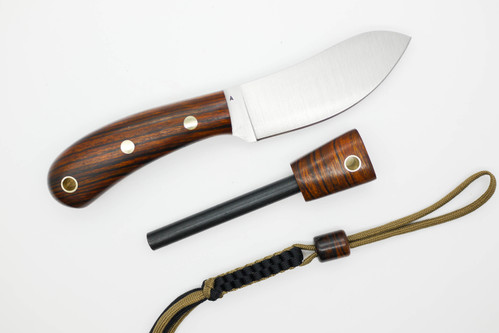 *Limited Edition* LT Wright Knives Camp MUK - Flat Grind - A2 Steel - Desert Ironwood - FREE Black Liners! - 19 *Limited Edition* LT Wright Knives Camp MUK - Flat Grind - A2 Steel - Desert Ironwood - FREE Black Liners! - 19