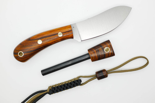 *Limited Edition* LT Wright Knives Camp MUK - Flat Grind - A2 Steel - Desert Ironwood - FREE Black Liners! - 21 *Limited Edition* LT Wright Knives Camp MUK - Flat Grind - A2 Steel - Desert Ironwood - FREE Black Liners! - 21