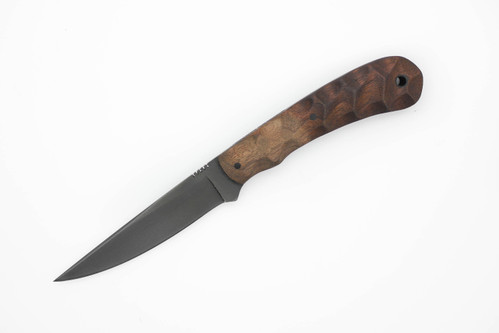 Winkler Knives - Operator - 80CRV2 Steel - Flat Grind - Sculpted Walnut Handle - Tapered Tang
