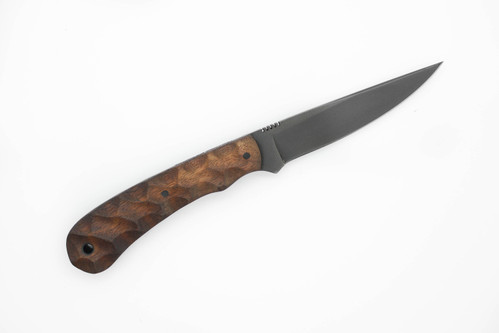 Winkler Knives - Operator - 80CRV2 Steel - Flat Grind - Sculpted Walnut Handle - Tapered Tang Winkler Knives - Operator - 80CRV2 Steel - Flat Grind - Sculpted Walnut Handle - Tapered Tang
