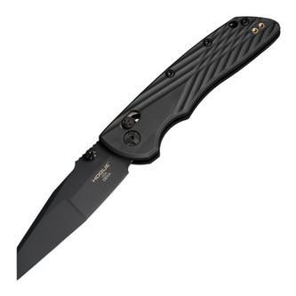 Hogue - Deka Manual Folder - Black Blade - Black Polyamide Nylon Handle - MagnaCut Steel