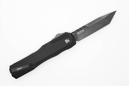 Kershaw 9000T Livewire Matt Diskin - Black Anodized Aluminum Handle - Tanto MagnaCut Steel Blade - OTF Auto