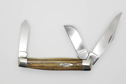 Case Cutlery: Large Stockman - 3 Blade - Zebra Wood